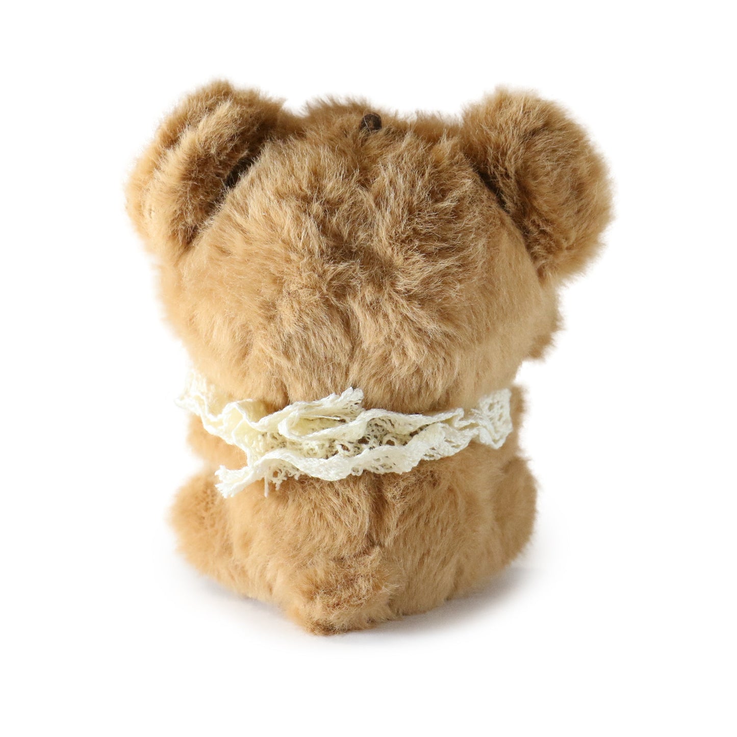 5 inch Brown Hamster with Flower Bow with white background