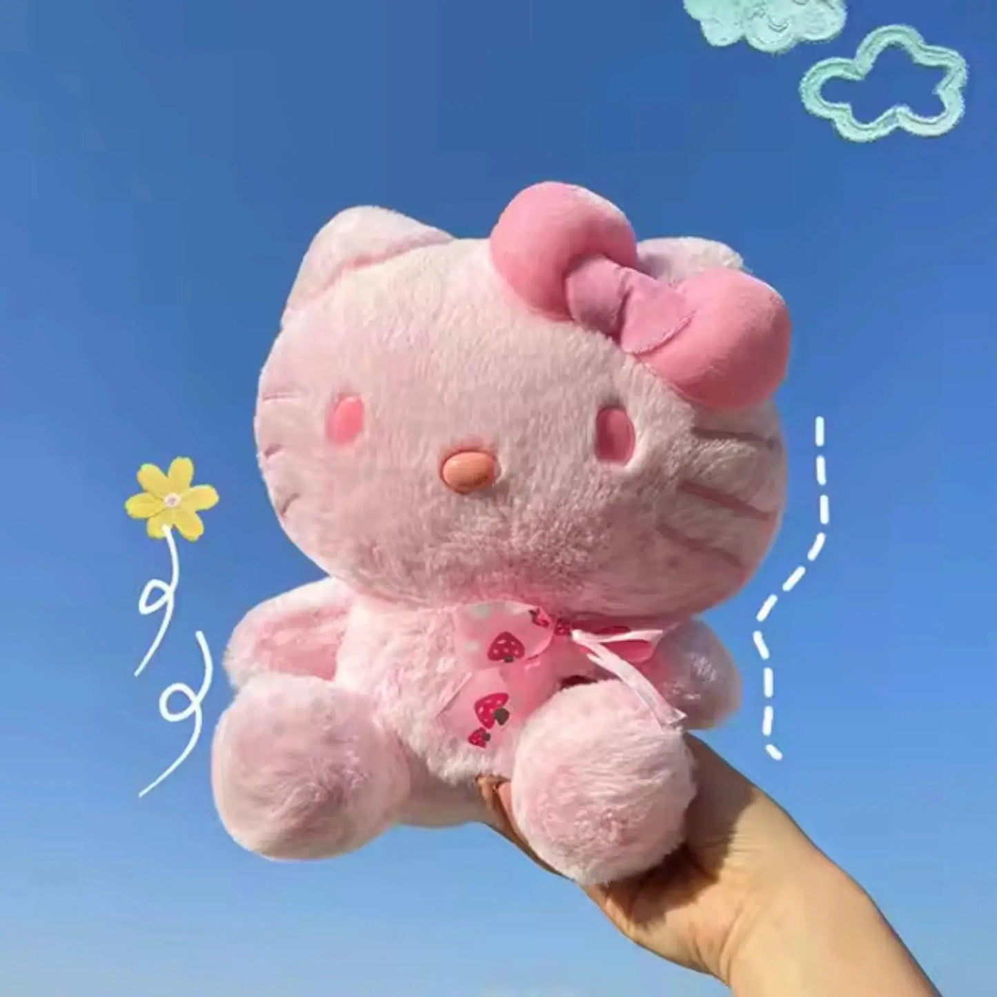 Pink Hello Kitty Plush - Plushie Plays