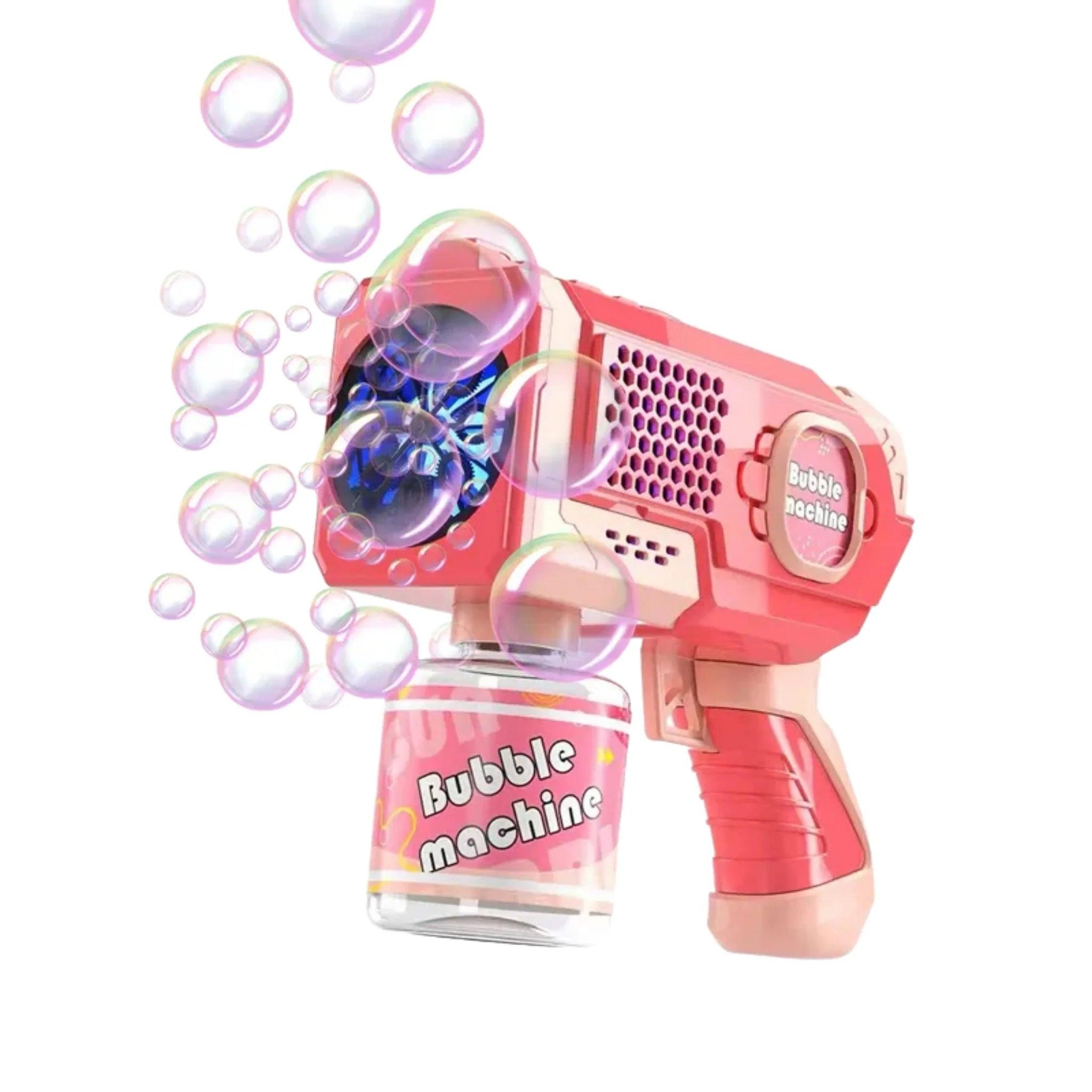 Bubble Machine Gun, Bubble Blaster, for Kids & Toddlers, Outdoor Party Toy Gift Plushieplays