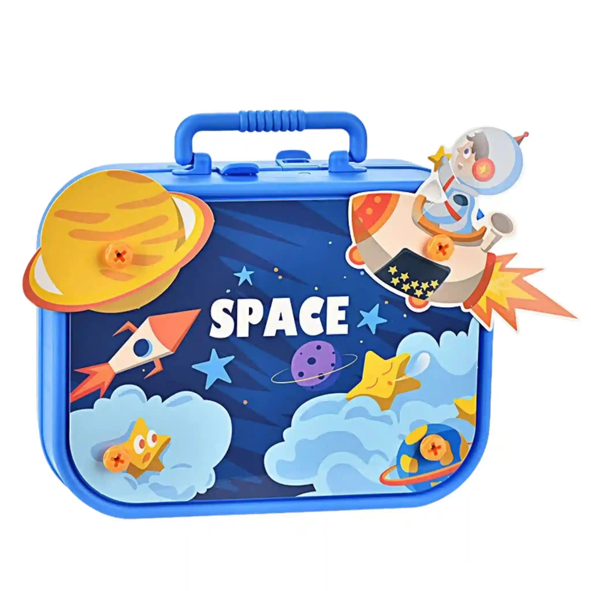 Space Building Blocks Set - Creative Construction Toy - STEM Educational Toy