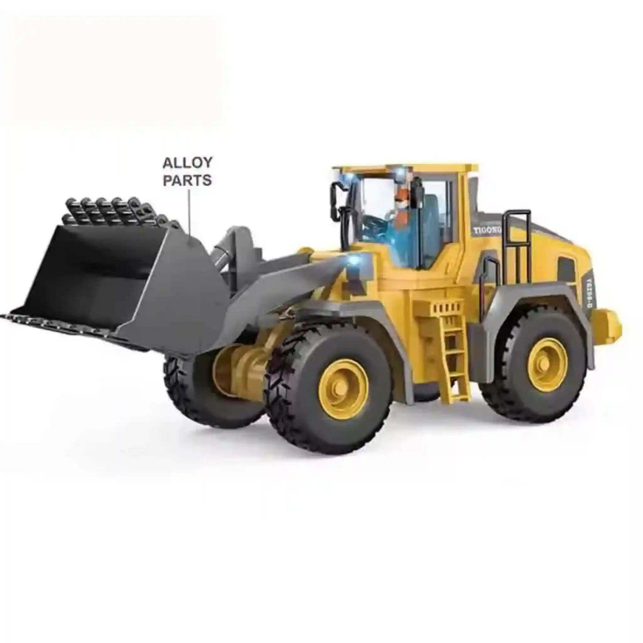 Remote Control Wheel Loader 9CH - 2.4GHz Remote Control Construction Toys