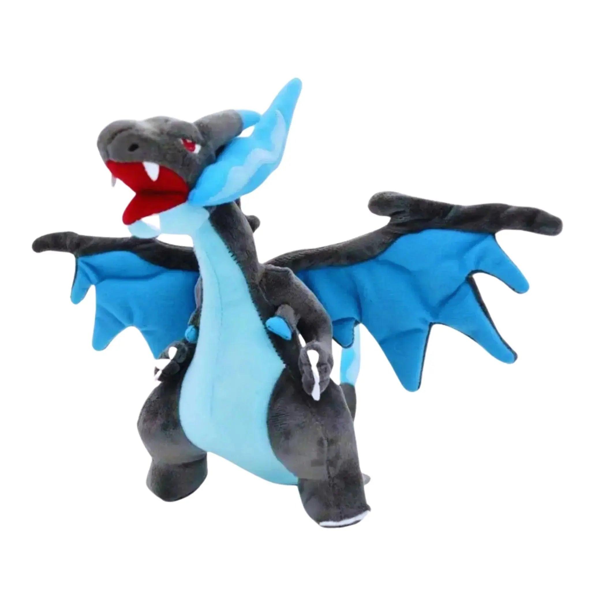 Pokémon 9" Mega Charizard X Plush Toy Plushieplays