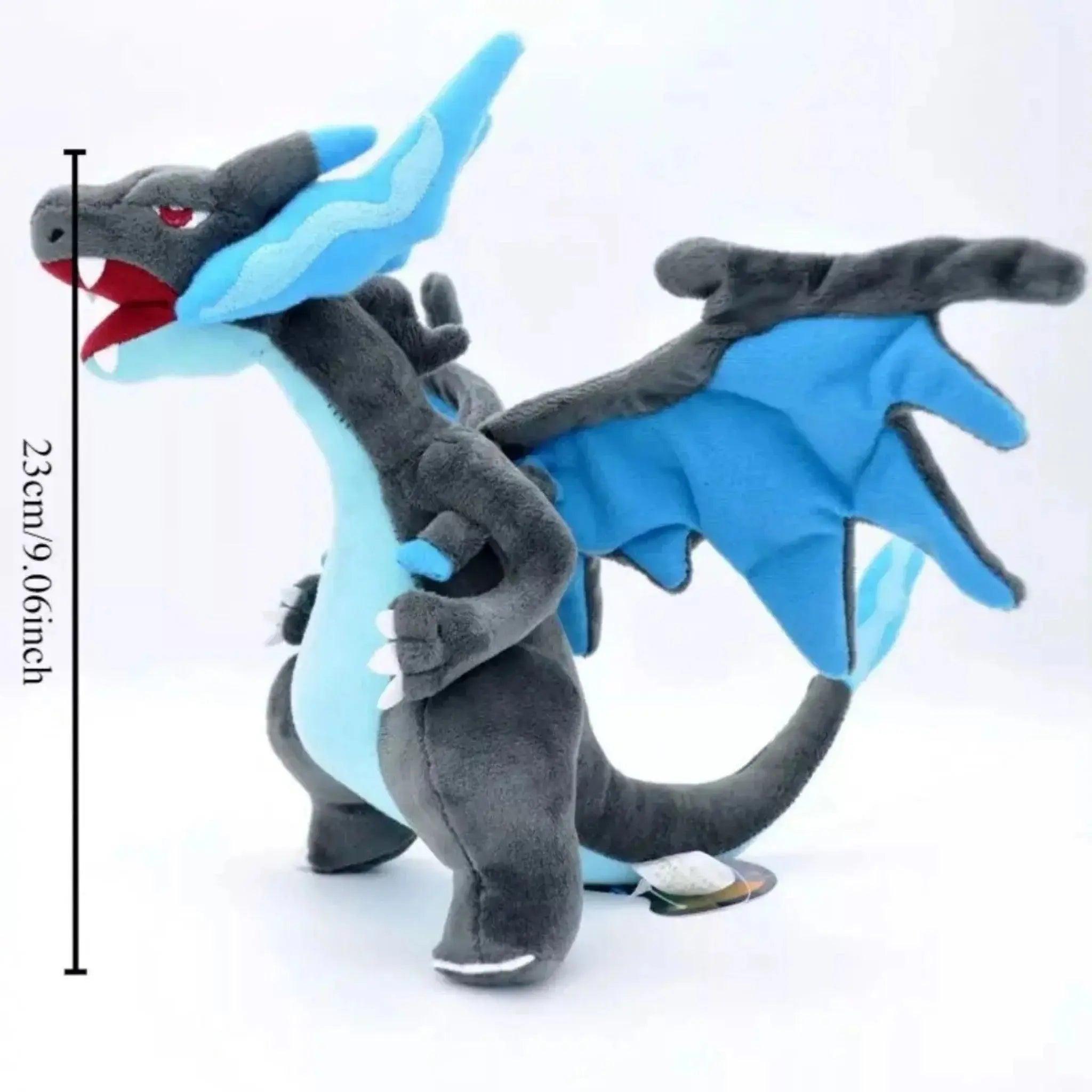 Pokémon 9" Mega Charizard X Plush Toy Plushieplays