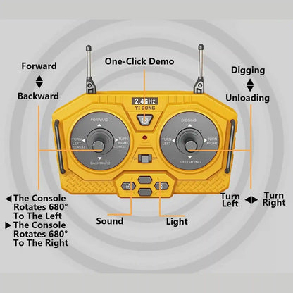 RC Excavator Toy 