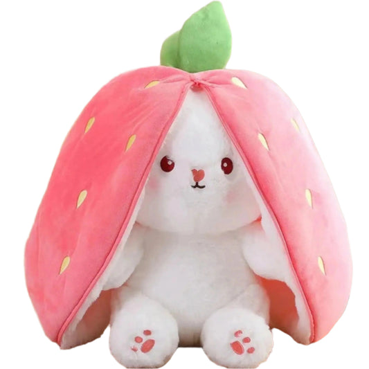 Strawberry Bunny Plush - Plushie Plays