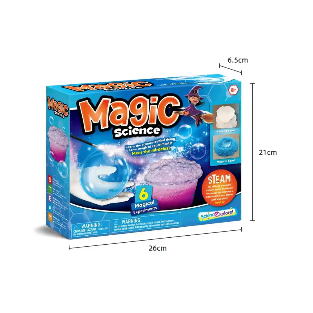 Magic Science Kit - 6 Magical Experiments - Best Science Kits For Kids