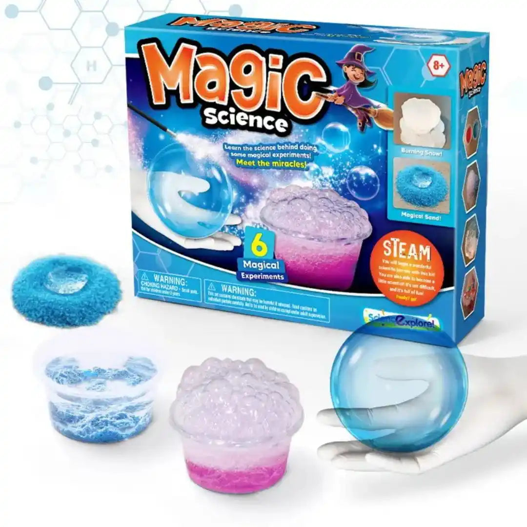 Magic Science Kit - 6 Magical Experiments - Best Science Kits For Kids