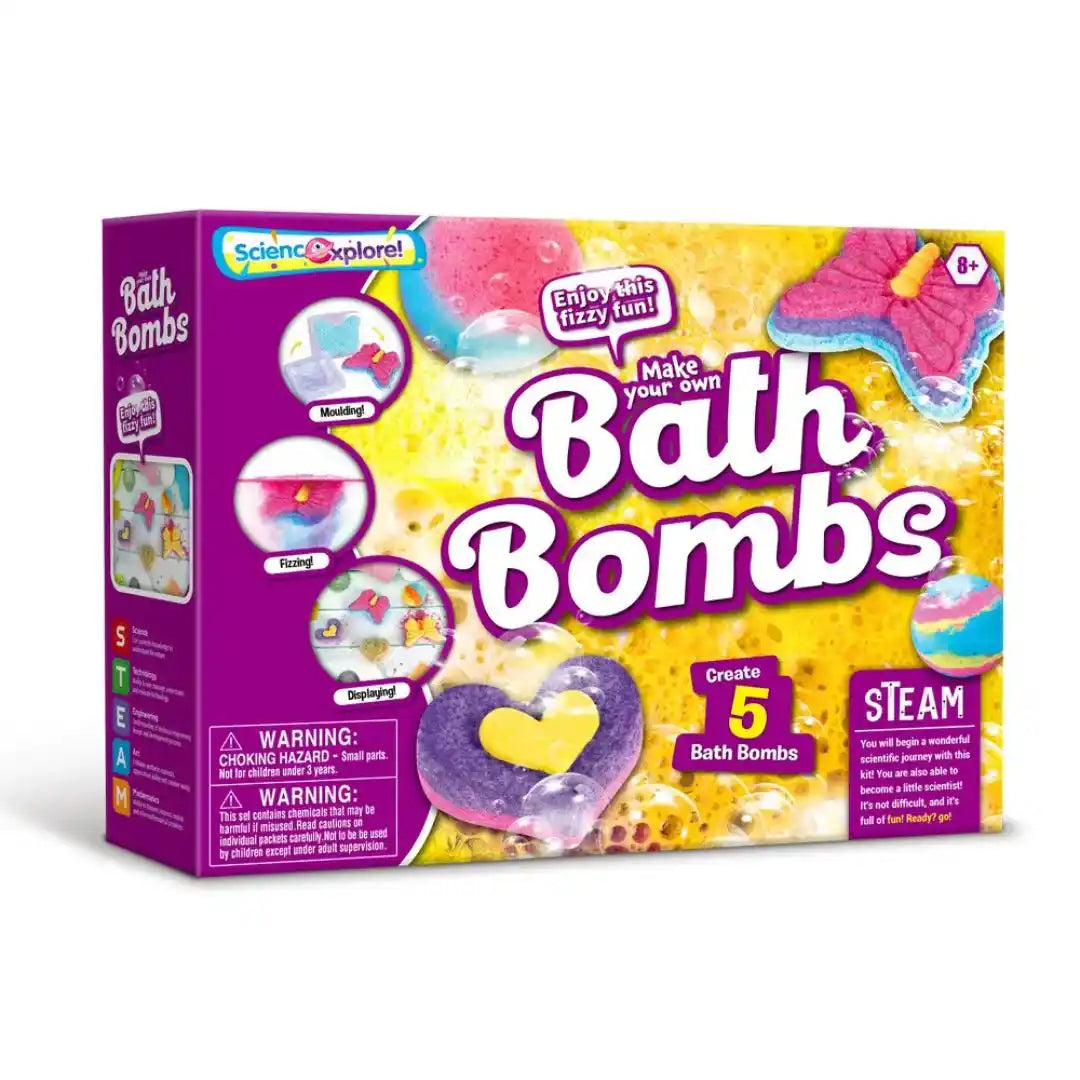 Make Your Own Bath Bombs Kit - Fizzy Fun Bath Bombs Set For Kids