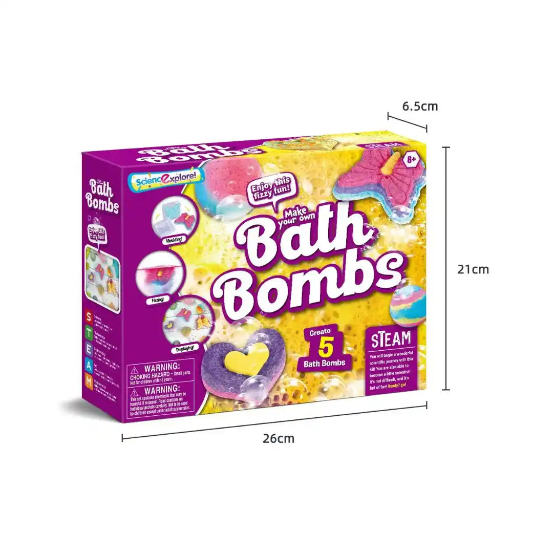 Make Your Own Bath Bombs Kit - Fizzy Fun Bath Bombs Set For Kids