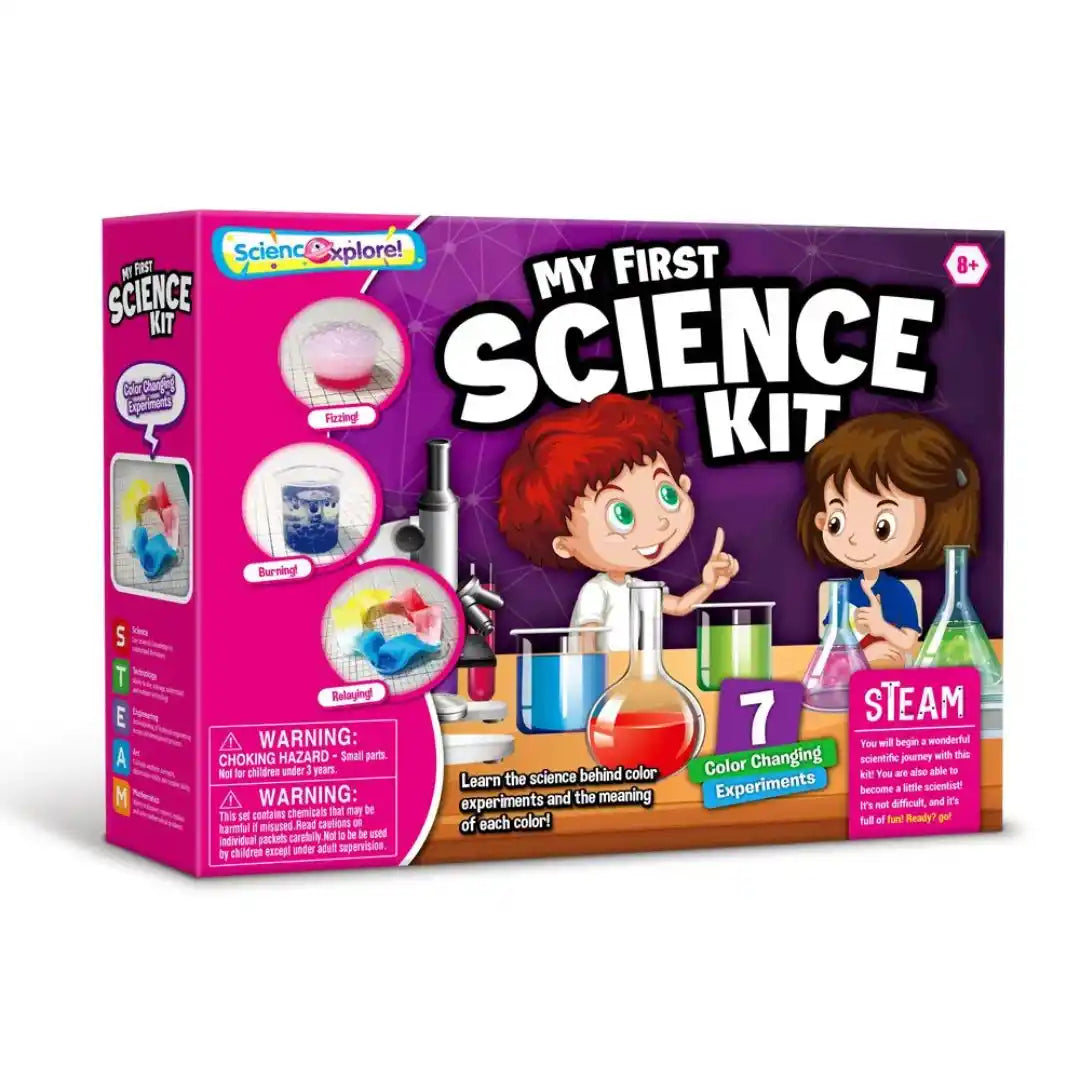 My First Science Kit - Color Changing Experiments - Best Science Kits for Kids