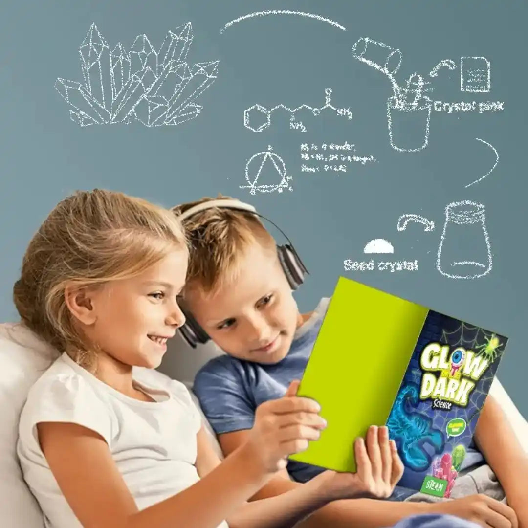 Glow in the Dark Science Kit For Kids - 3 Exciting Experiments Best Science Kit For Kids