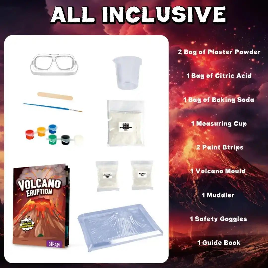 Volcano Eruption Kit - Educational Volcano Kit - Science Experiment Kit